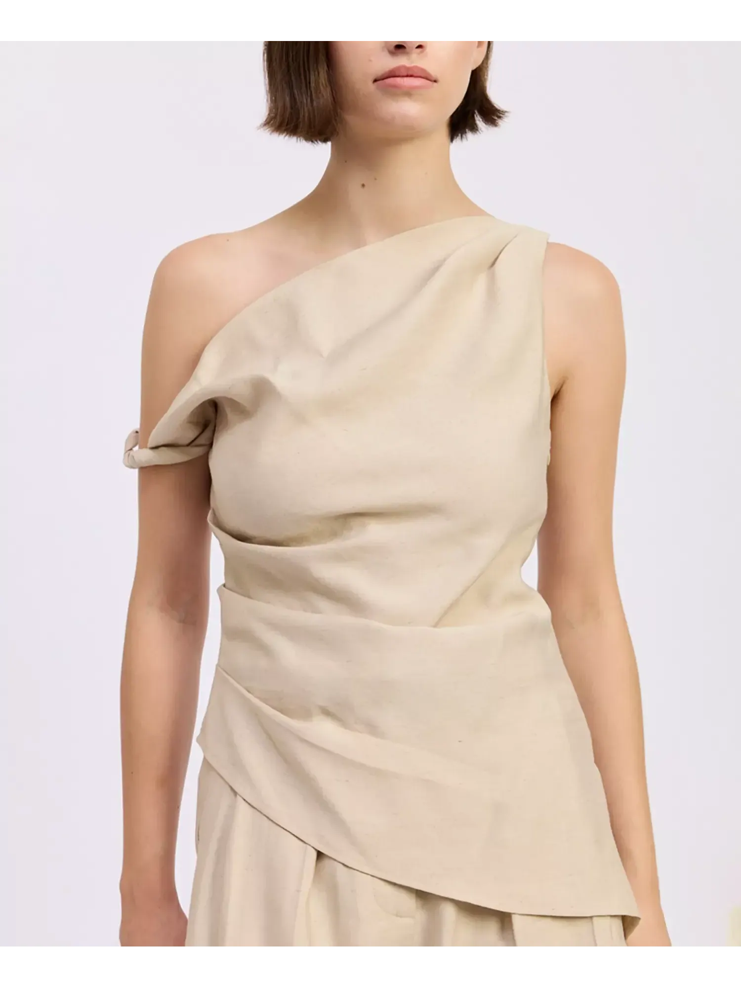 Топ En Saison One-Shoulder Asymmetric Selma — изображение 4 из 6, прозрачный
