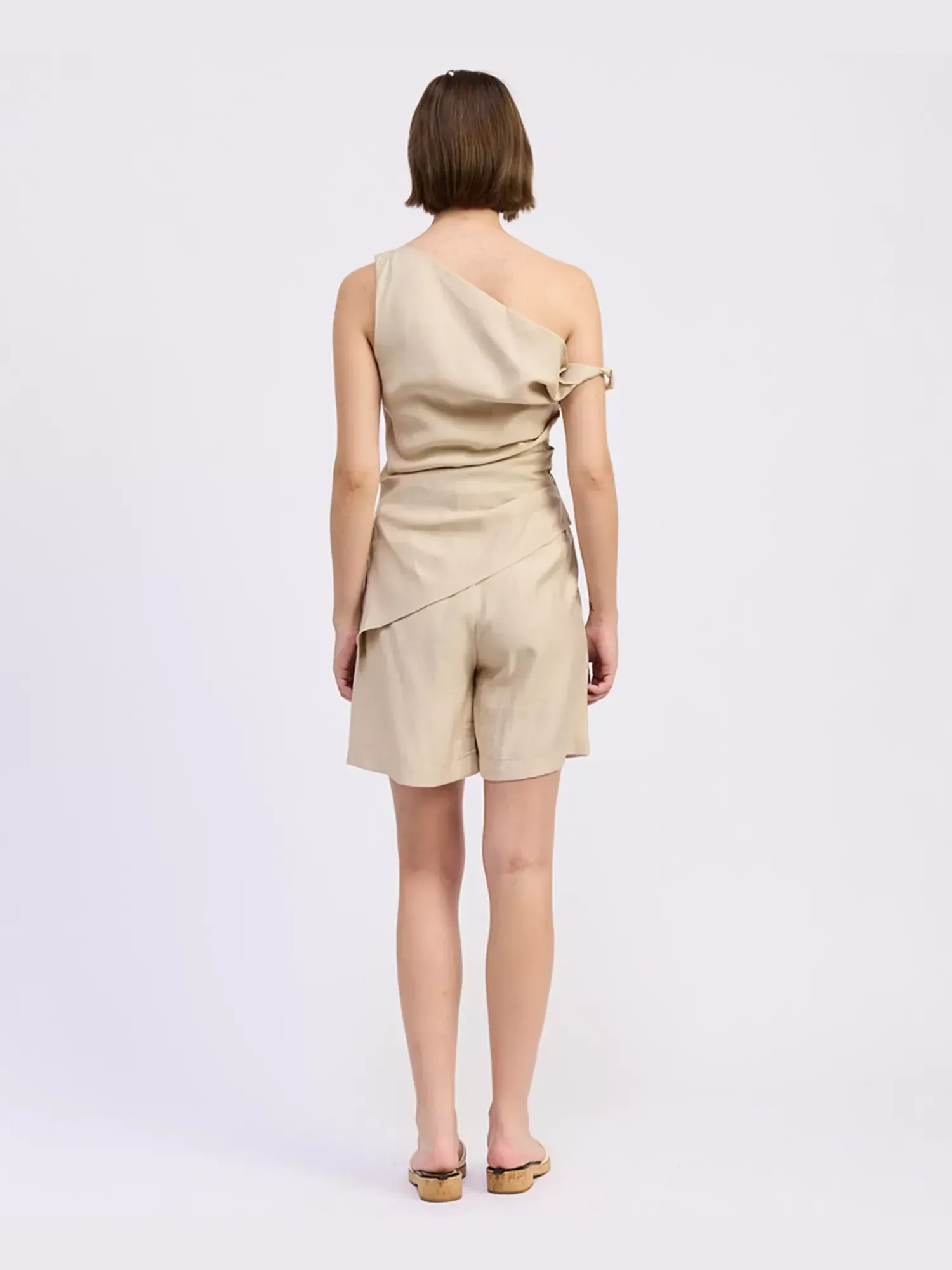 Топ En Saison One-Shoulder Asymmetric Selma — изображение 5 из 6, прозрачный
