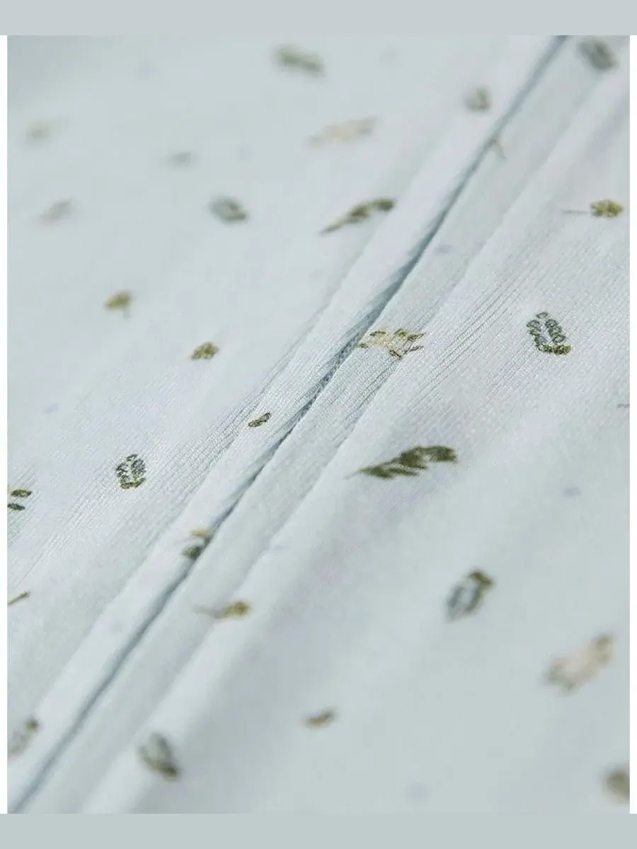 Боди-комбинезон с длинным рукавом Tiny Leaves MeMoi — изображение 3 из 3, синий