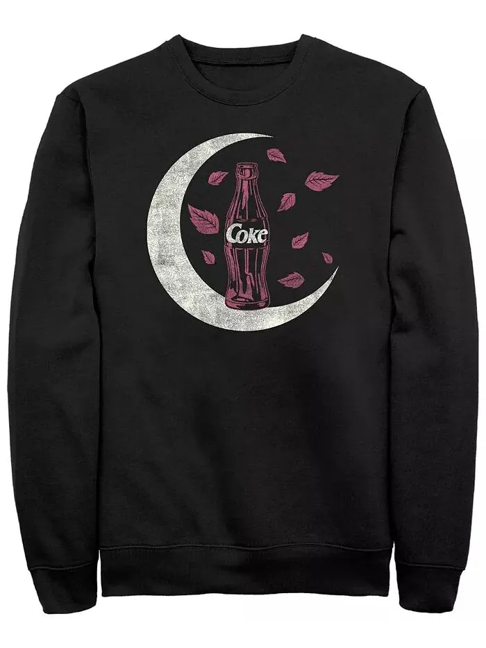 Мужской флисовый свитер Coca-Cola Fall Moon and Coke Crew Fifth Sun — изображение 1 из 1, черный