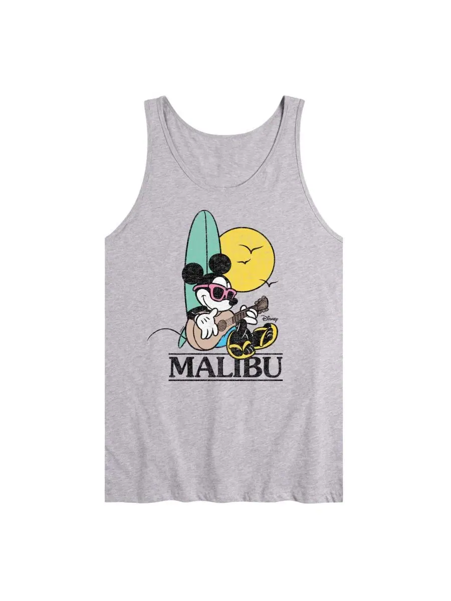 Майка мужская с принтом Mickey Mouse Malibu Beach AIRWAVES — изображение 1 из 3, приглушенный