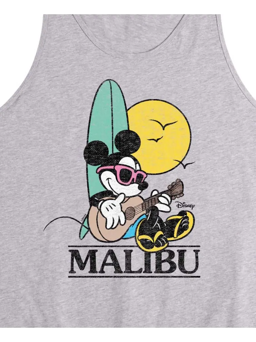 Майка мужская с принтом Mickey Mouse Malibu Beach AIRWAVES — изображение 3 из 3, приглушенный