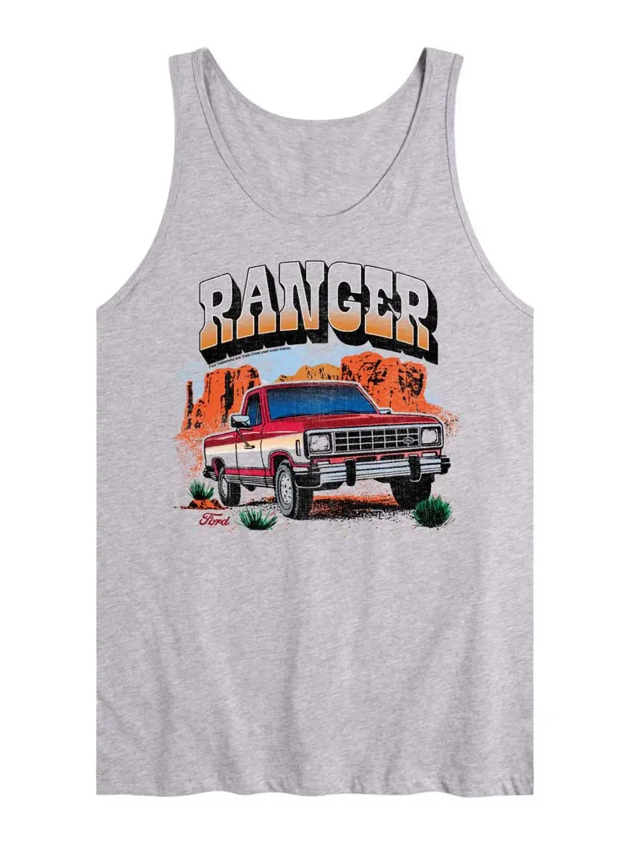 Мужская майка без рукавов с графическим изображением Ford 83 Ranger Airwaves — изображение 1 из 3, приглушенный