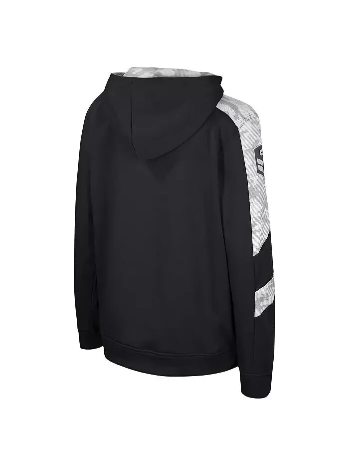 Толстовка с капюшоном Big Boys Black Iowa Hawkeyes OHT в стиле милитари Cyclone Digital Camo — изображение 2 из 3
