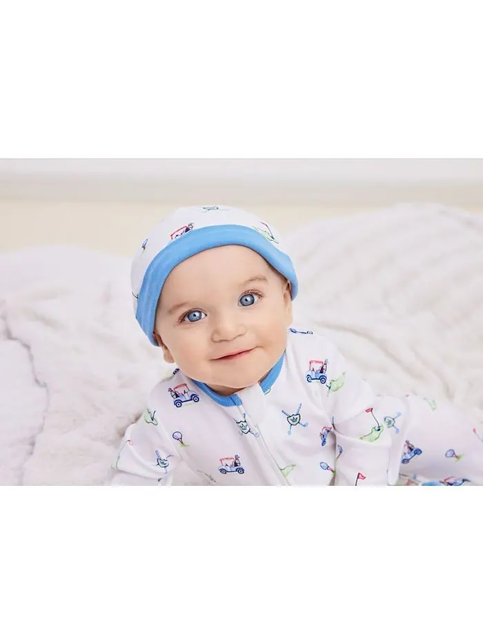 Комбинезон для гольфа для мальчиков с шапкой, комплект из 2 предметов Little Me — изображение 2 из 7, белый