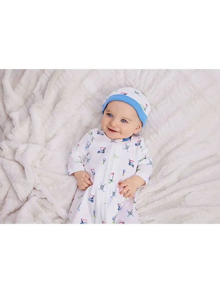 Комбинезон для гольфа для мальчиков с шапкой, комплект из 2 предметов Little Me — изображение 7 из 7, белый