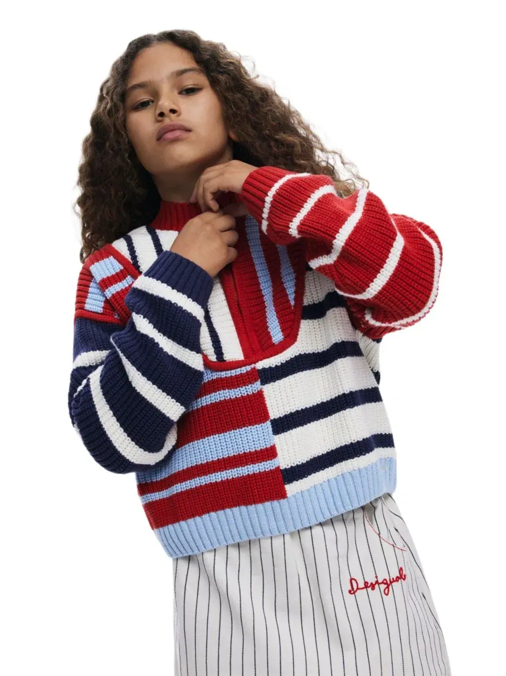 Свитшот с молнией у ворота Desigual