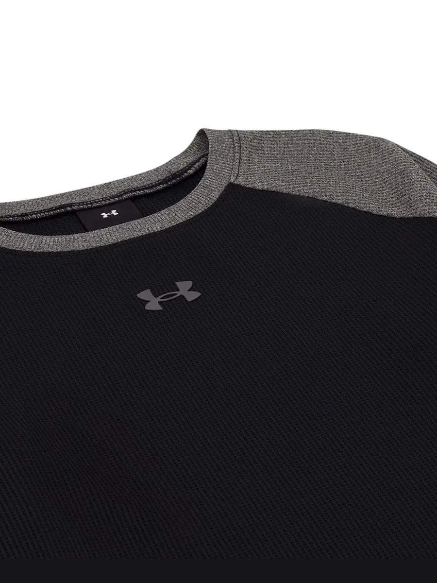 Детская футболка с длинным рукавом, цвет-блок Under Armour — изображение 5 из 5, черный
