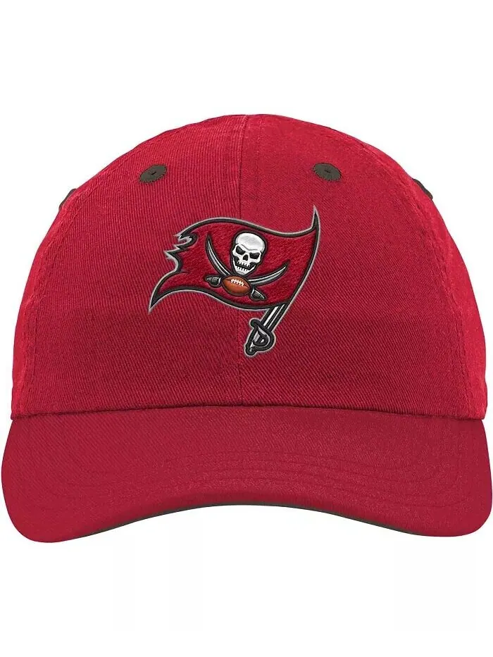 Шапка детская красная Tampa Bay Buccaneers Team Slouch Flex для мальчиков и девочек Outerstuff — изображение 2 из 3