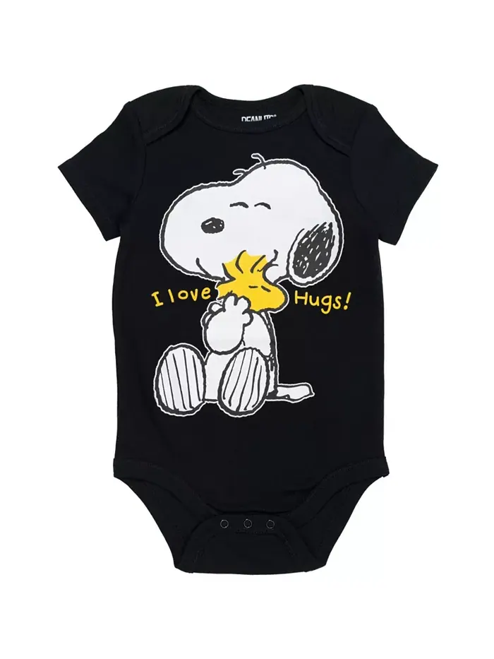 Комплект из 5 боди для мальчиков Snoopy Charlie Brown, разноцветные, для младенцев Peanuts — изображение 2 из 7, мульти