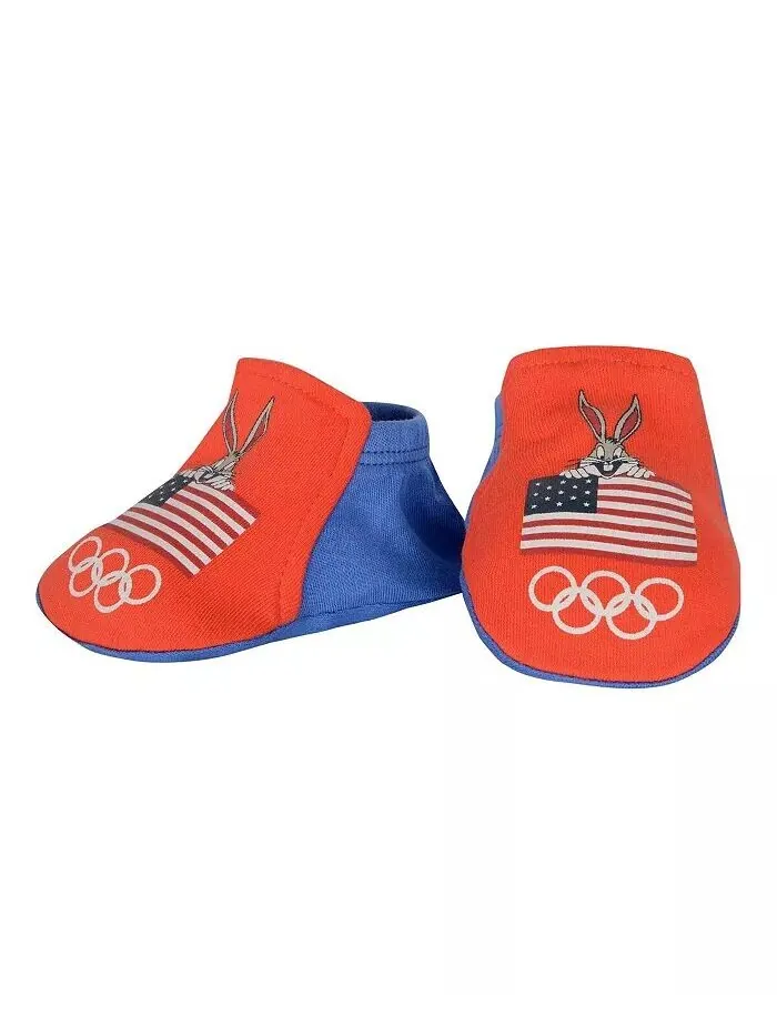 Боди и пинетки для новорожденных мальчиков и девочек Red Team USA Looney Tunes Outerstuff — изображение 4 из 4