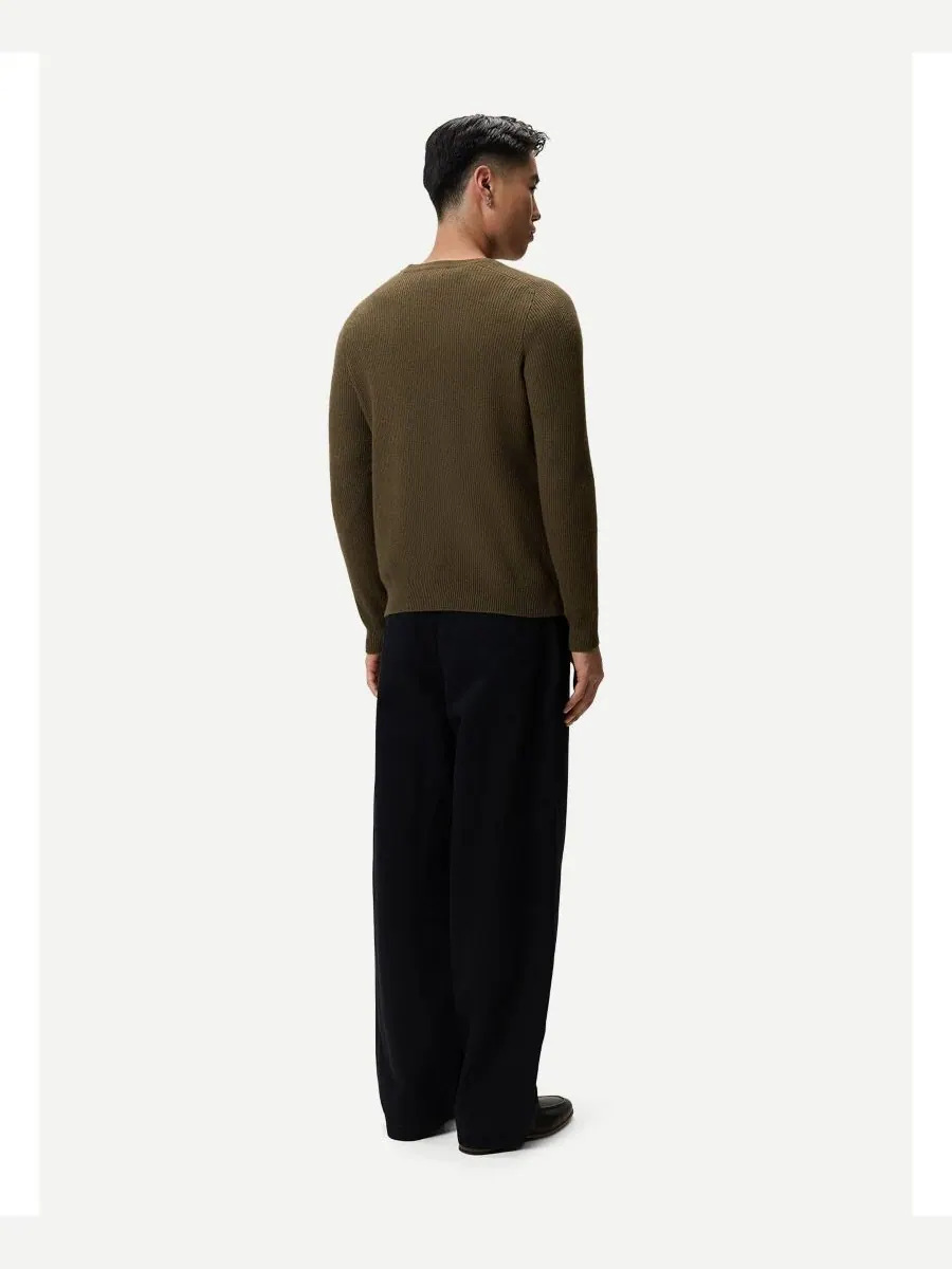 Мужской ребристый кашемировый свитер Gobi Cashmere — изображение 3 из 6, нет цвета