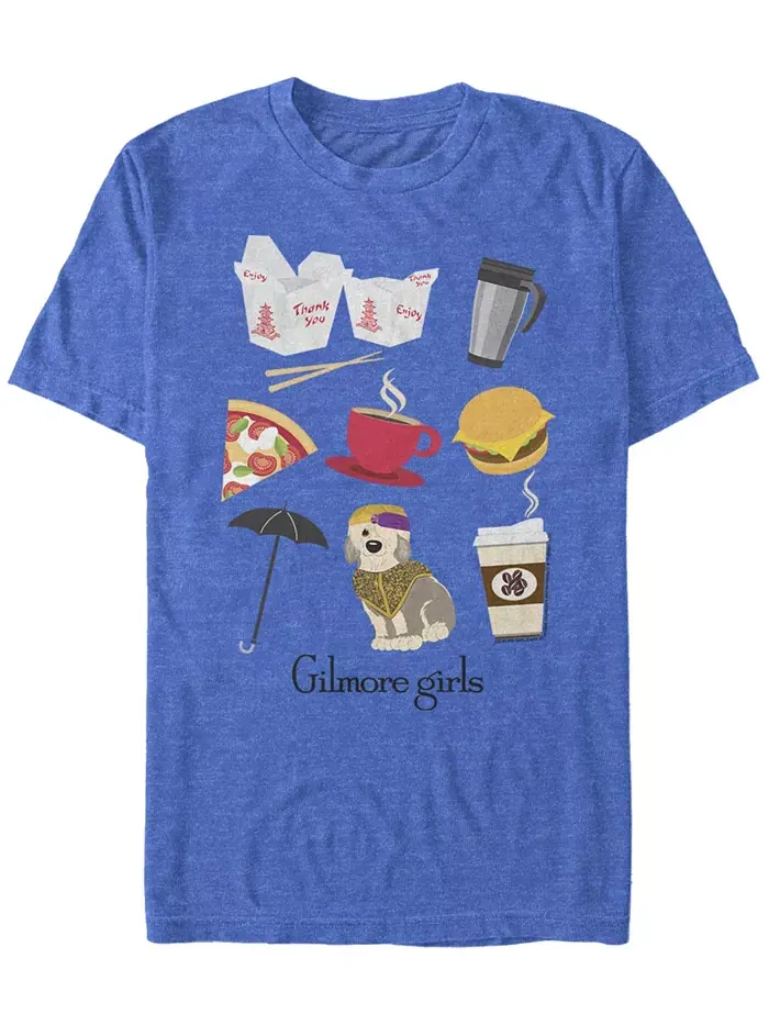 Мужская футболка с коротким рукавом Gilmore Girls TV Icon Jumble Fifth Sun — изображение 1 из 1