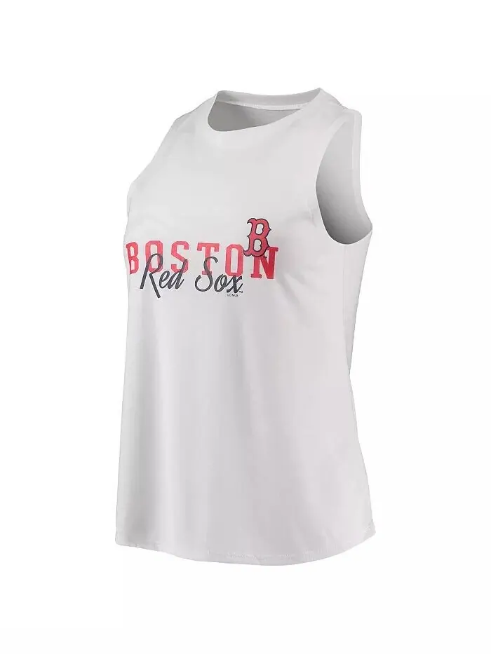 Женский комплект из белой и черной майки Boston Red Sox Sonata и леггинсов Concepts Sport — изображение 4 из 4