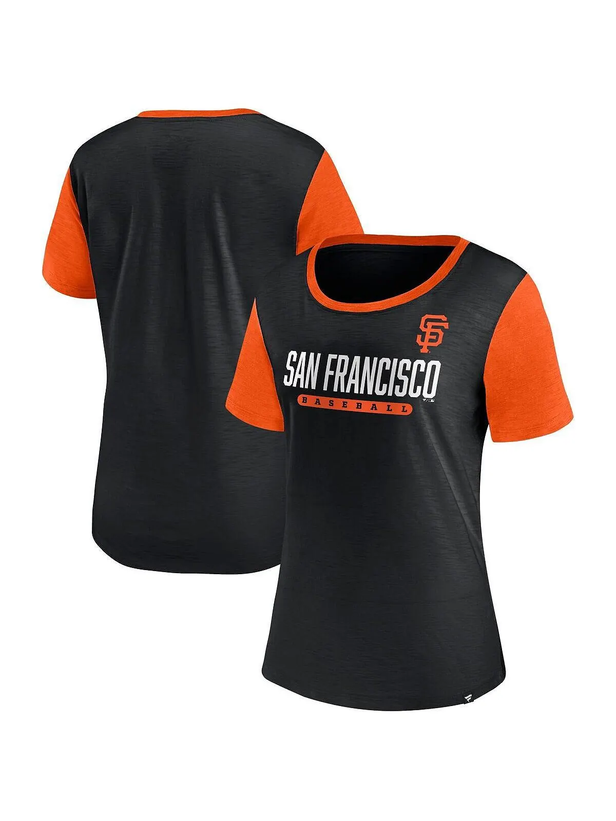 Женская черная футболка с логотипом San Francisco Giants Mound Fanatics — изображение 1 из 3, черный