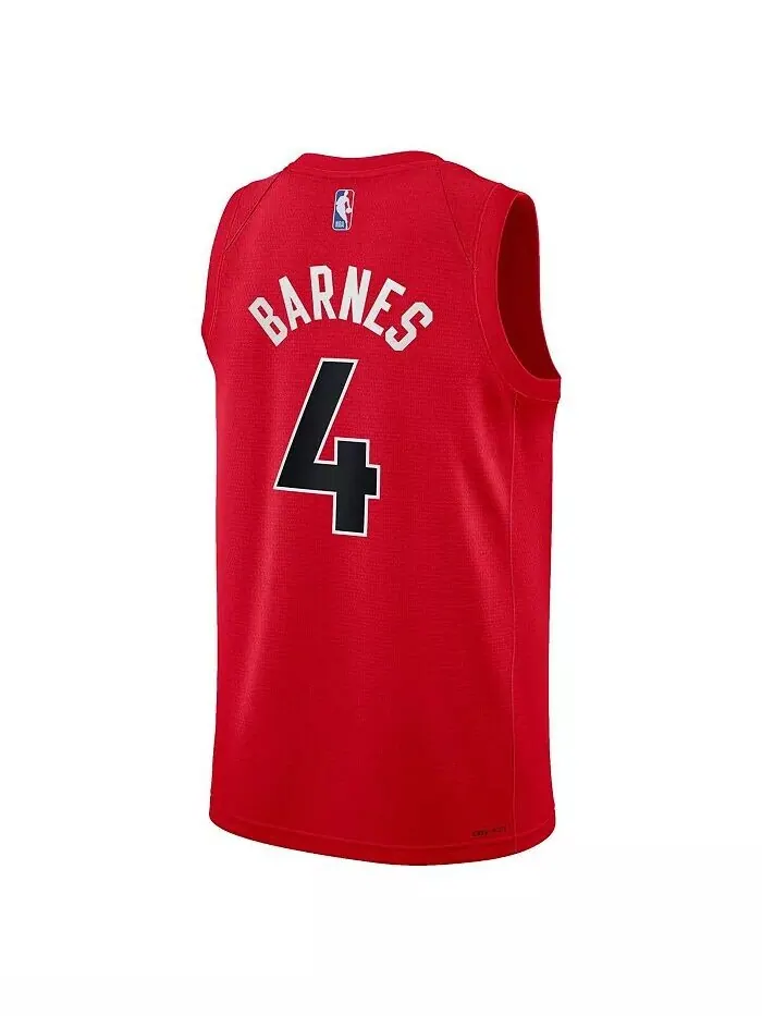 Джерси Big Boys Scottie Barnes Red Toronto Raptors 2021/22 Swingman — Icon Edition Nike — изображение 2 из 3