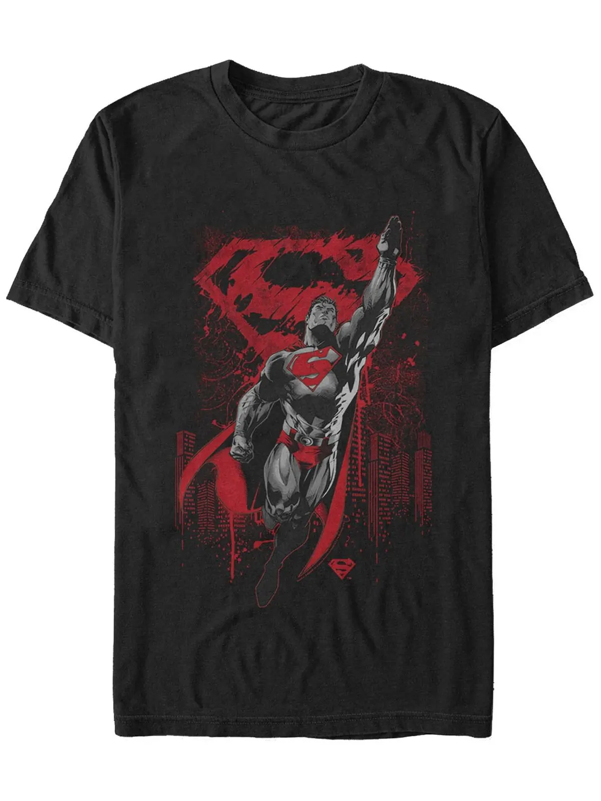 Мужская футболка DC Superman Kryptons Living Legacy с короткими рукавами Fifth Sun — изображение 1 из 1, черный