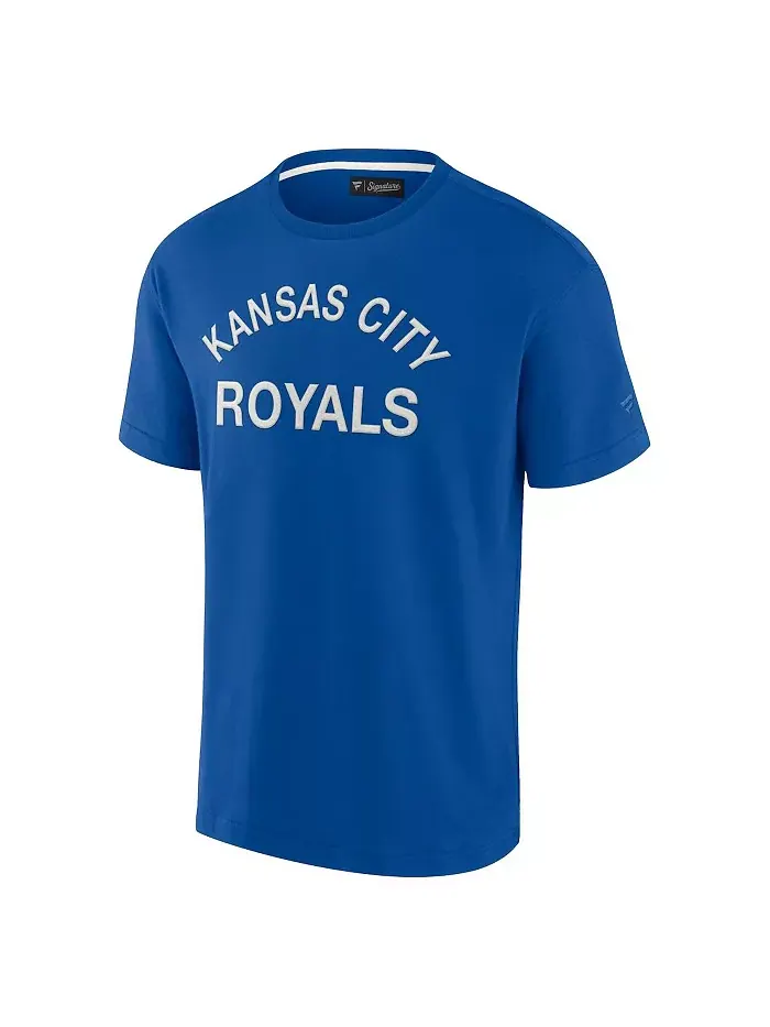 Мужская и женская супермягкая футболка с коротким рукавом Royal Kansas City Royals Fanatics — изображение 3 из 3