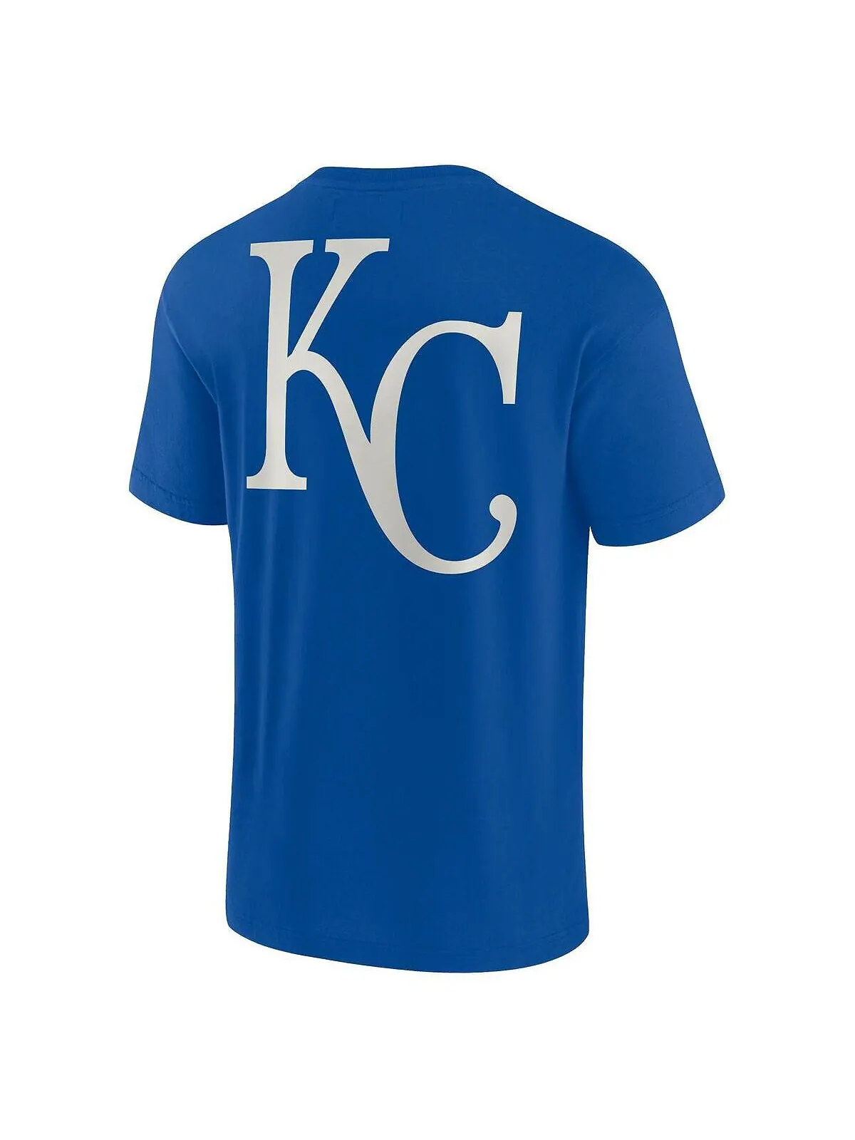 Мужская и женская супермягкая футболка Royal Kansas City Royals с короткими рукавами Fanatics — изображение 2 из 3