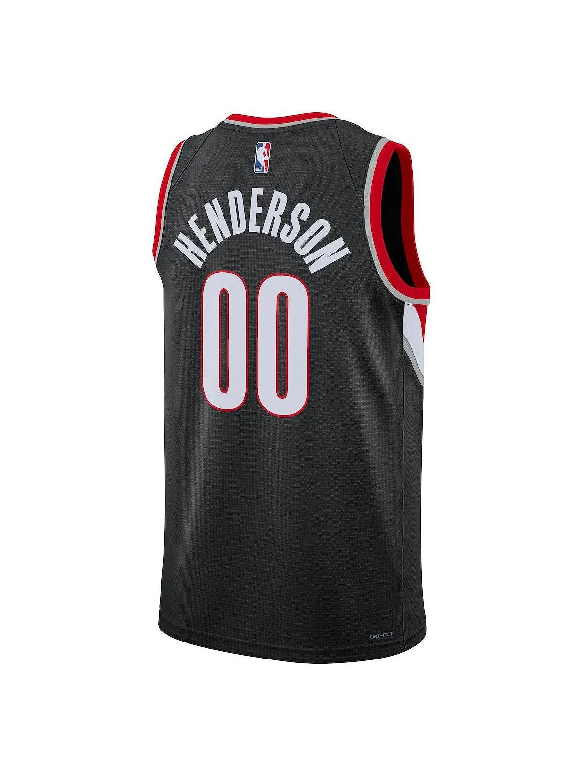 Мужская и женская футболка Scoot Henderson Black Portland Trail Blazers 2023 NBA Draft Swingman — — изображение 3 из 3