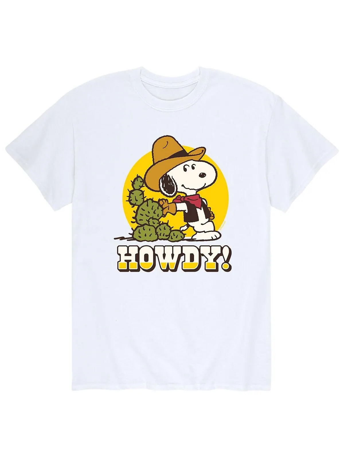 Мужская футболка Peanuts Howdy AIRWAVES — изображение 1 из 2, белый