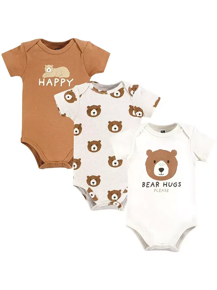 Боди для мальчиков Hudson из хлопка, 3 шт Hudson Baby — изображение 1 из 1