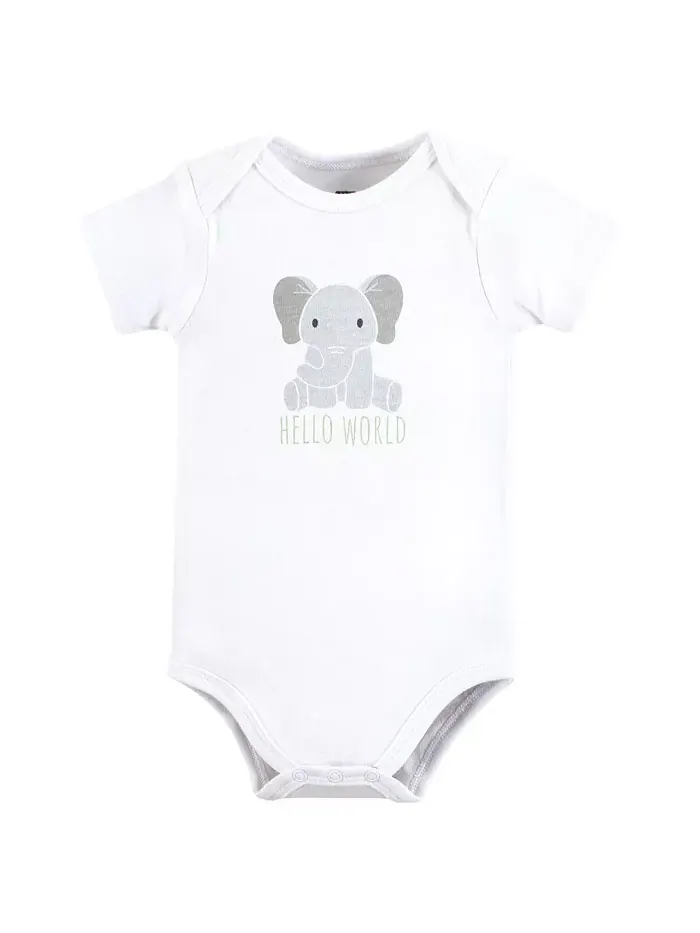 Боди для мальчиков Hudson из хлопка, 3 шт Hudson Baby — изображение 2 из 4