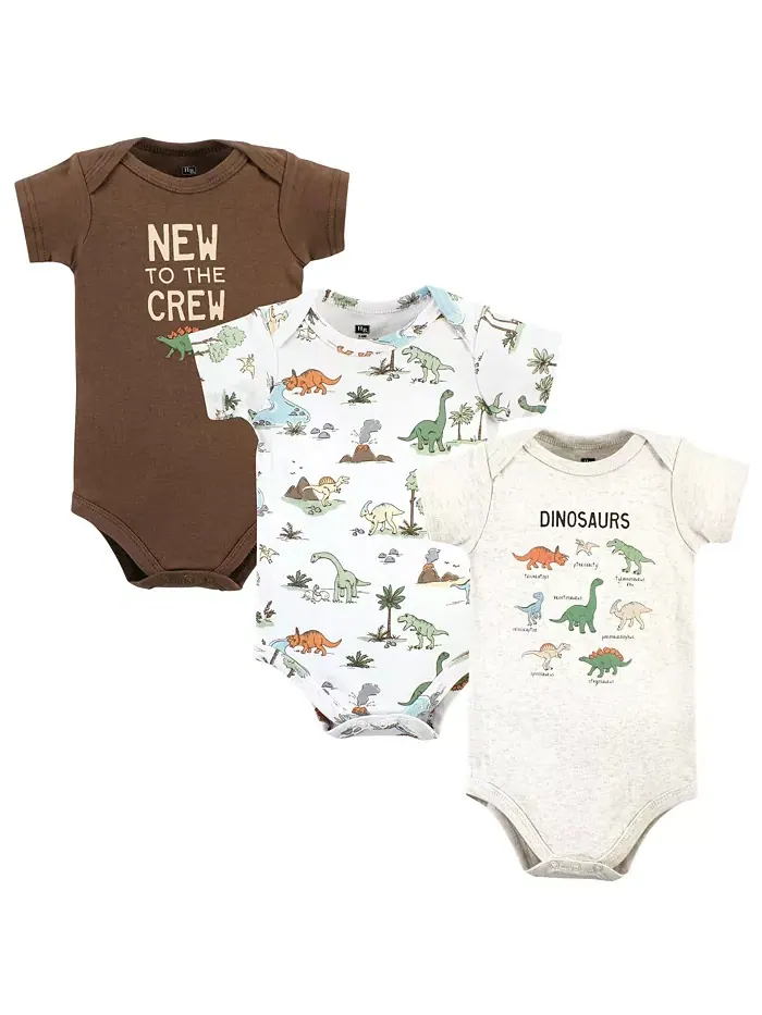 Боди для мальчиков Hudson из хлопка, 3 шт Hudson Baby — изображение 1 из 5