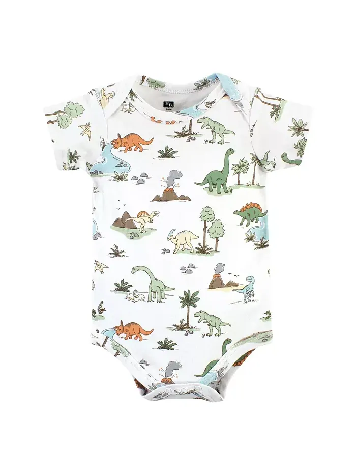 Боди для мальчиков Hudson из хлопка, 3 шт Hudson Baby — изображение 3 из 5