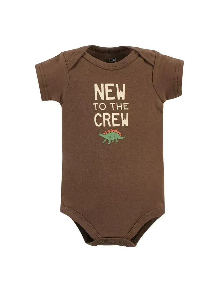 Боди для мальчиков Hudson из хлопка, 3 шт Hudson Baby — изображение 4 из 5