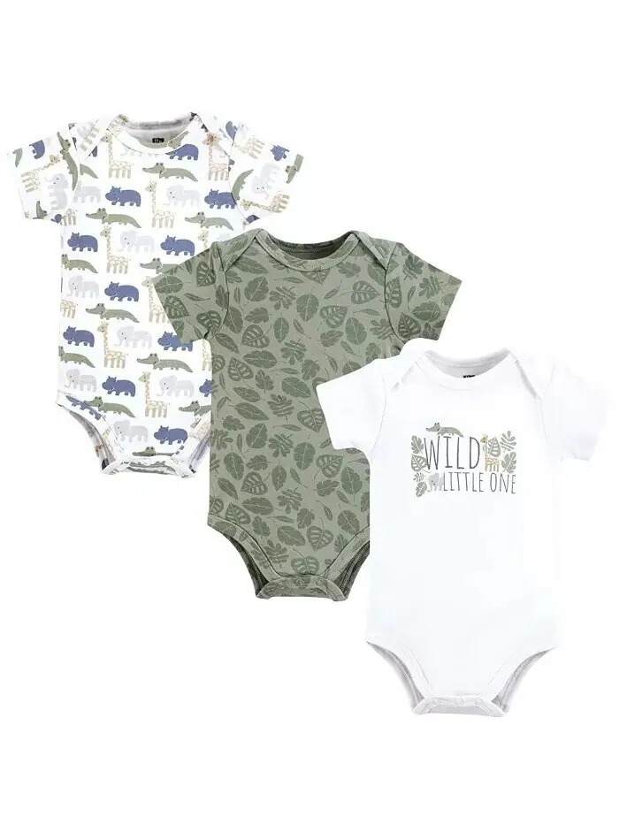 Хлопковые боди для маленьких мальчиков, медвежьи объятия Hudson Baby — изображение 1 из 4