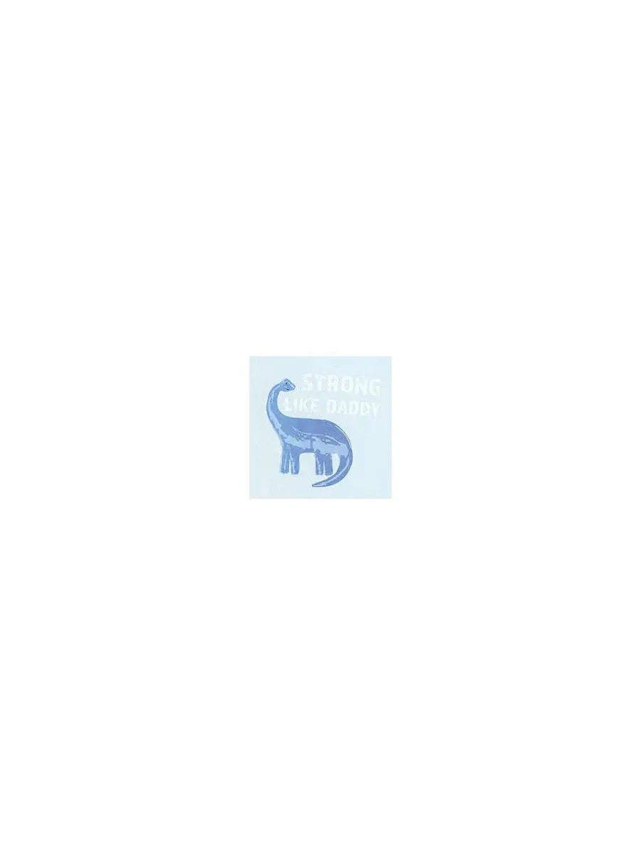 Комплект из трех мягких хлопковых боди Hudson Baby, Family Dino — изображение 4 из 5