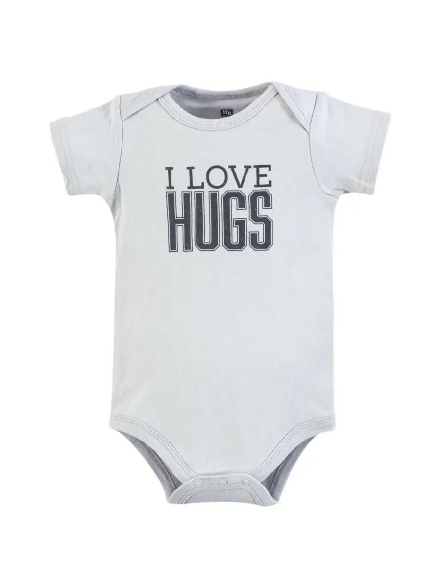 Комплект из трех мягких хлопковых боди Hudson Baby, Cool Panda — изображение 5 из 5