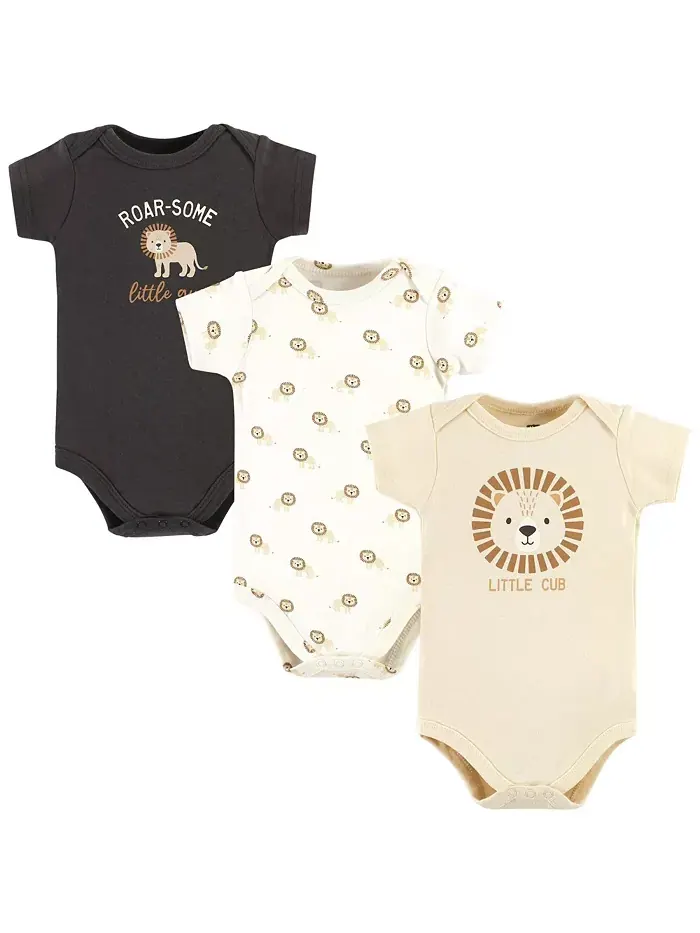 Боди для мальчиков Hudson из хлопка, 3 шт Hudson Baby — изображение 1 из 5