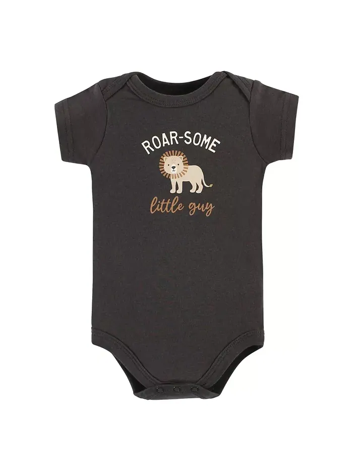 Боди для мальчиков Hudson из хлопка, 3 шт Hudson Baby — изображение 5 из 5