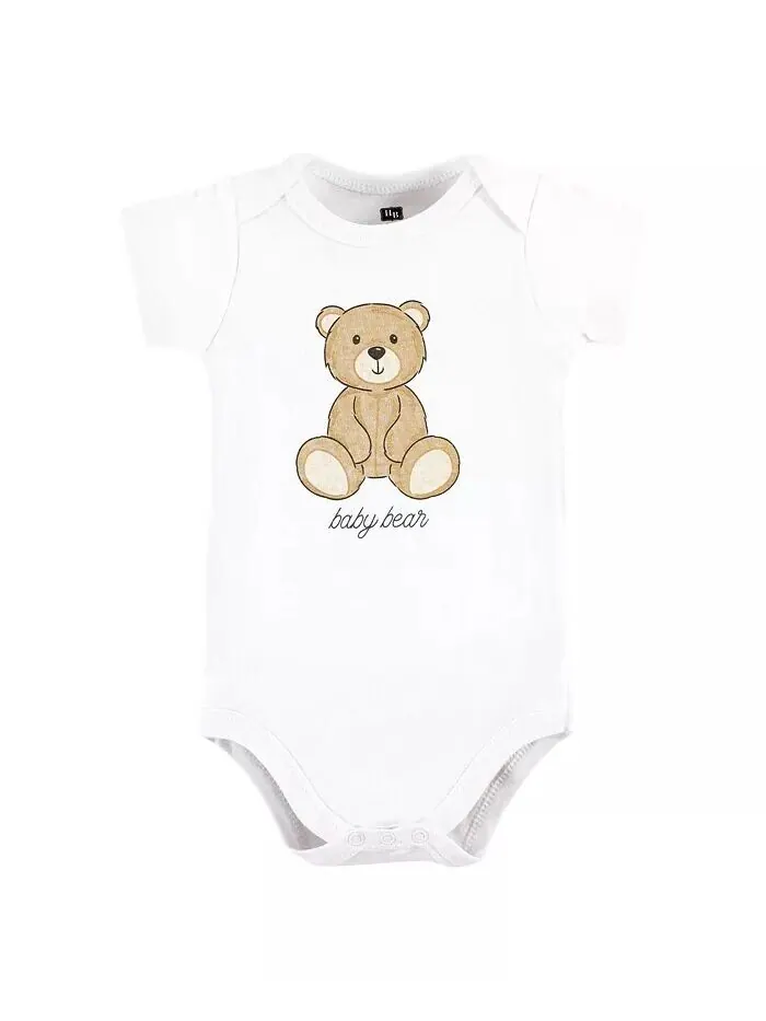 Хлопковые боди для маленьких мальчиков, медвежьи объятия Hudson Baby — изображение 4 из 5
