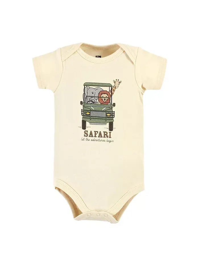 Боди для мальчиков Hudson из хлопка, 3 шт Hudson Baby — изображение 3 из 5