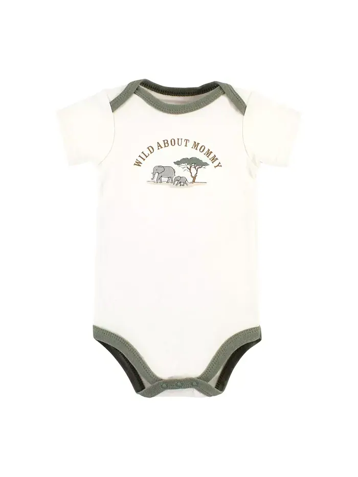 Боди для мальчиков Hudson из хлопка, 3 шт Hudson Baby — изображение 5 из 5