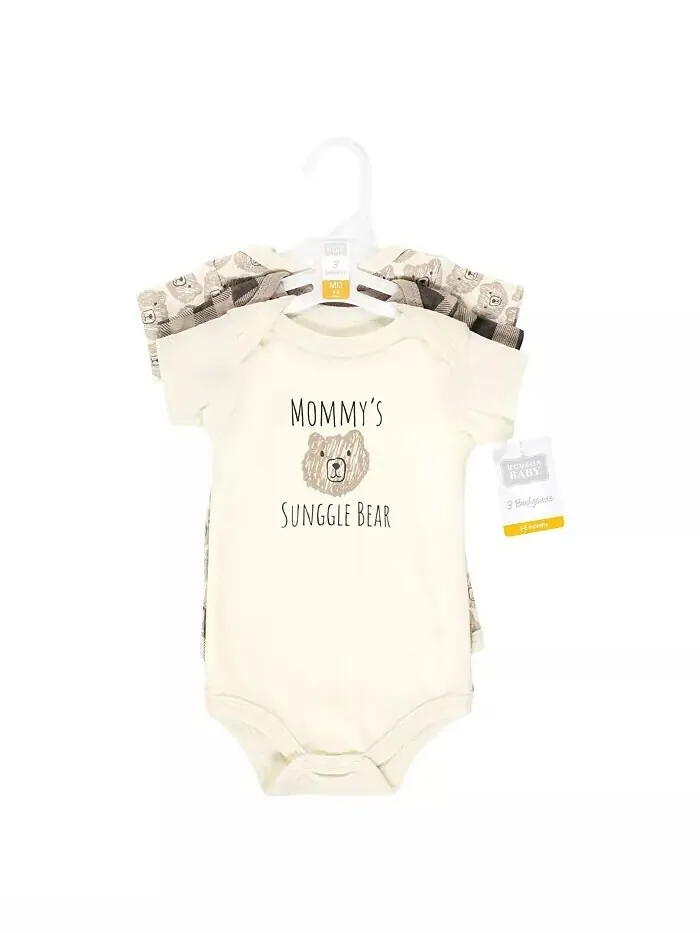 Хлопковые боди для маленьких мальчиков, медвежьи объятия Hudson Baby — изображение 2 из 5
