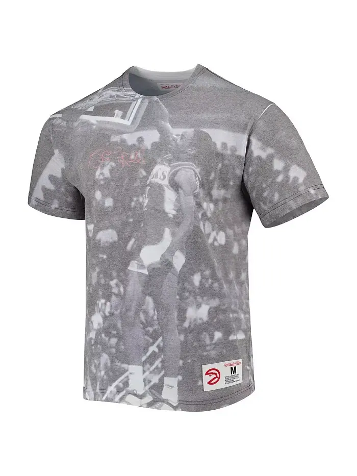 Мужская футболка Spud Webb Gray Atlanta Hawks Above The Rim с сублимацией Mitchell & Ness — изображение 2 из 3
