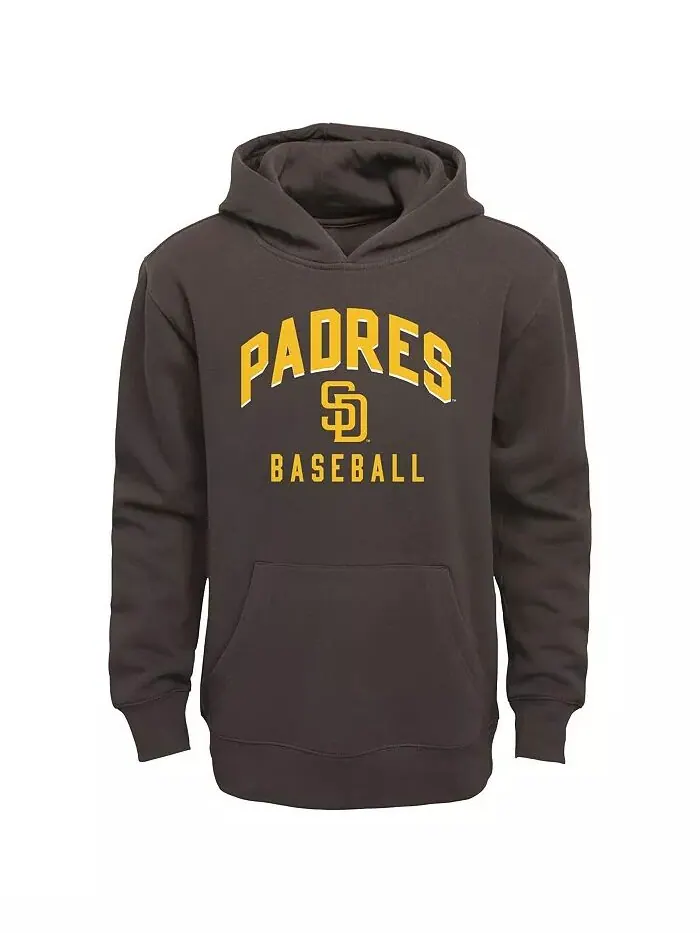 Комплект из свитера с капюшоном и брюк от San Diego Padres Play by Play, коричневый, серо-лиловый — изображение 3 из 3