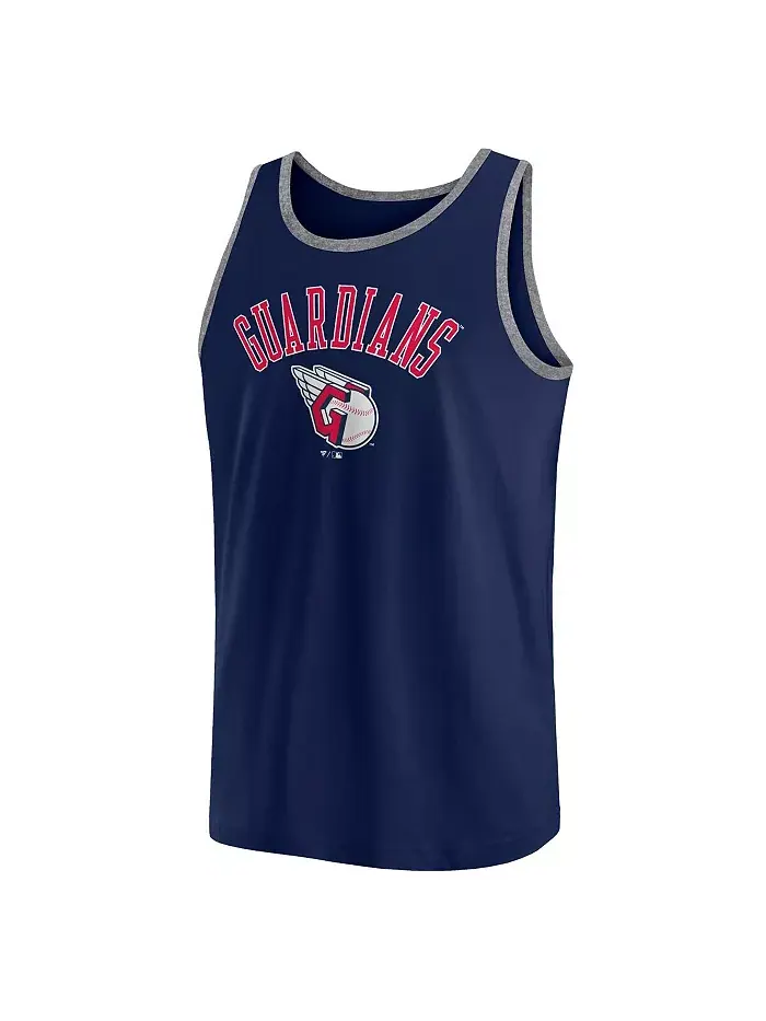 Мужская синяя майка Cleveland Guardians Bet Fanatics — изображение 3 из 3