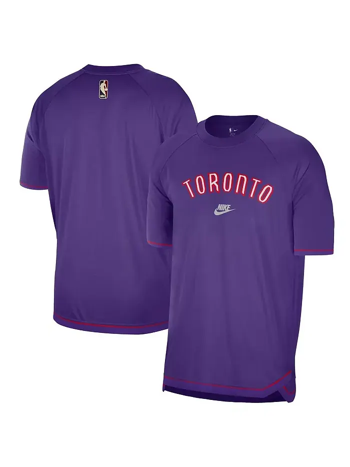 Мужская футболка для разминки Toronto Raptors 2024/25 Classic Edition, фиолетовая Nike — изображение 1 из 3