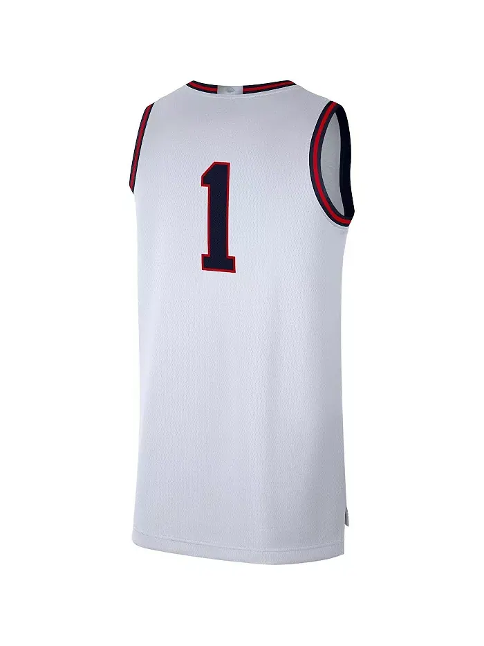 Мужская белая баскетбольная майка Gonzaga Bulldogs Limited Nike — изображение 3 из 3