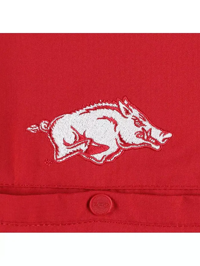 Мужская рубашка на пуговицах Cardinal Arkansas Razorbacks Big and Tall Collegiate Tamiami Columbia — изображение 2 из 4