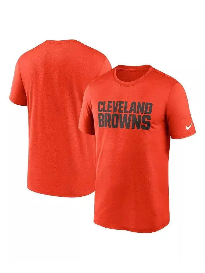 Мужская оранжевая футболка с надписью Cleveland Browns Legend Nike — изображение 1 из 3