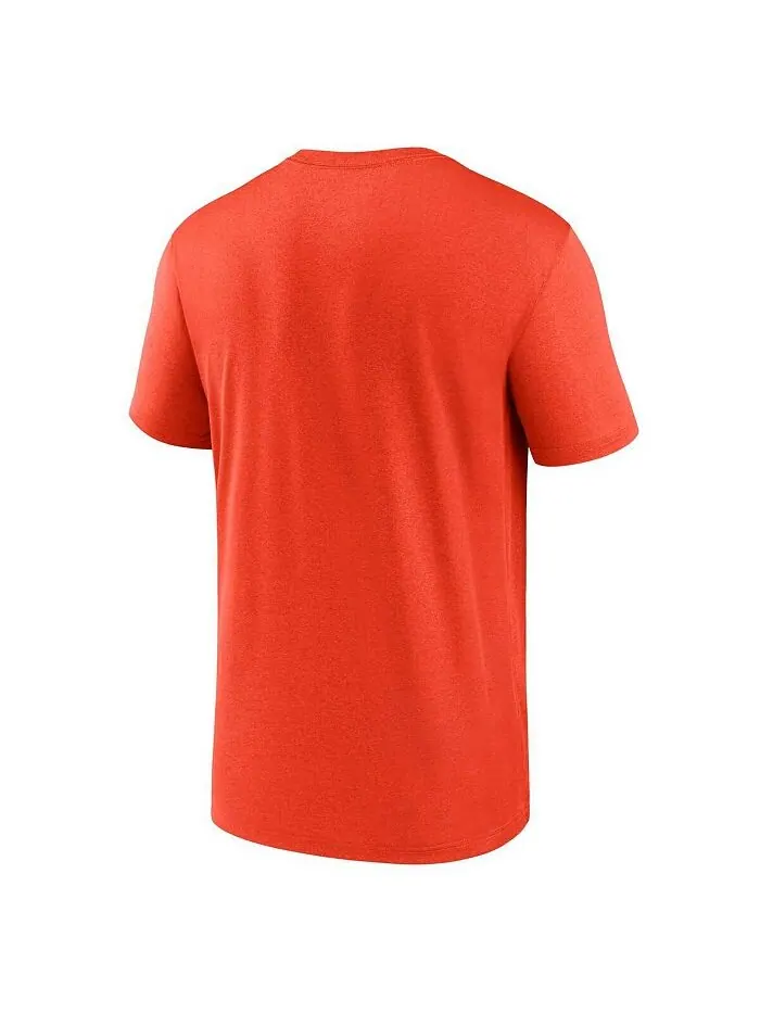 Мужская оранжевая футболка Cleveland Browns Legend Wordmark Performance Nike — изображение 3 из 3, оранжевый