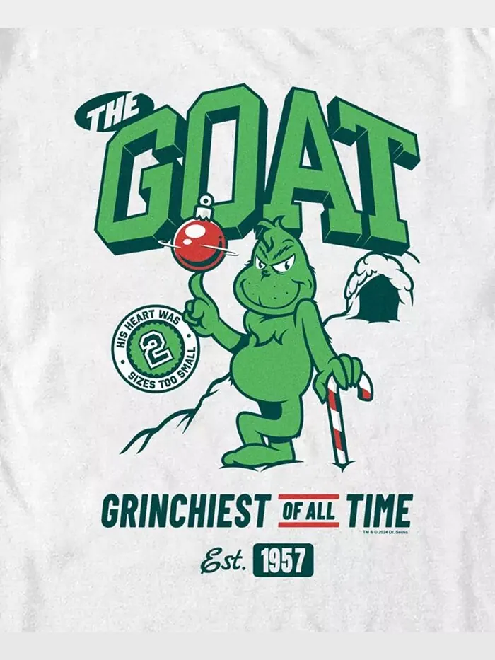 Мужская футболка с коротким рукавом Grinchiest Goat Fifth Sun — изображение 3 из 3