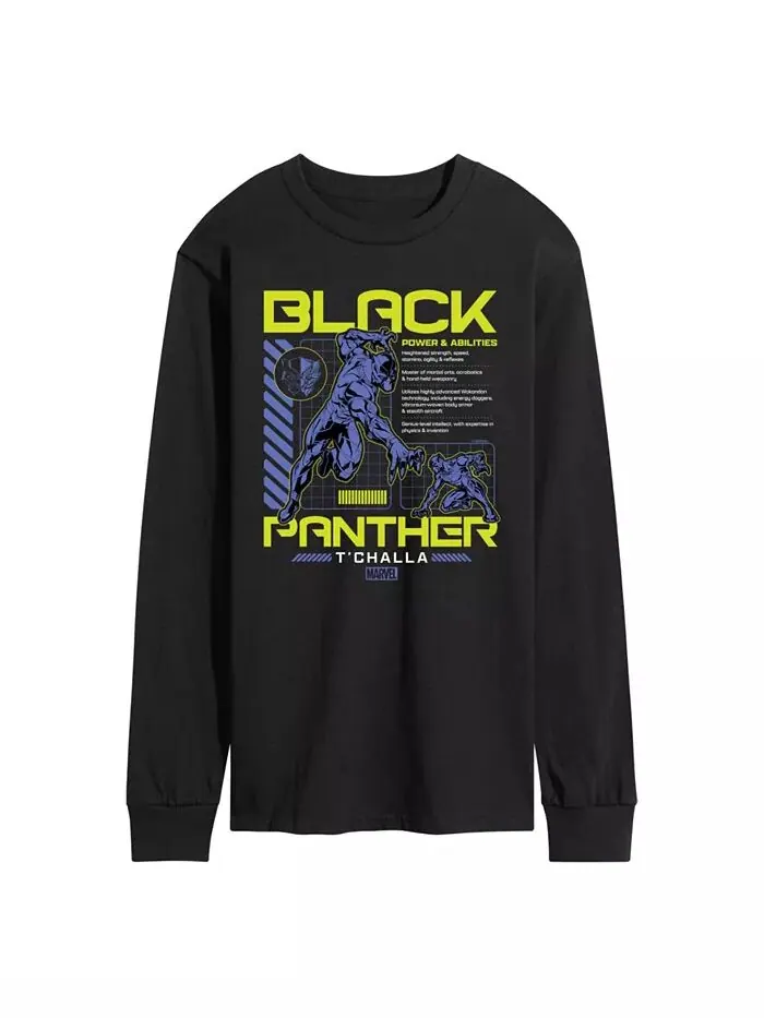 Мужская футболка с длинным рукавом Black Panther AIRWAVES — изображение 1 из 3