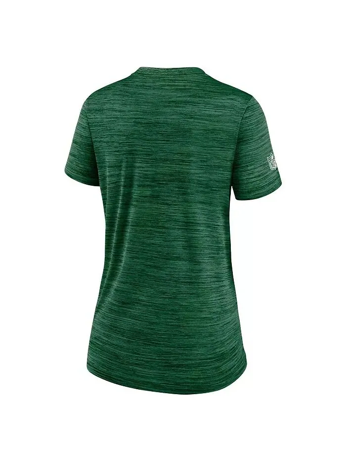 Женская зеленая футболка New York Jets Velocity Performance Nike — изображение 2 из 3